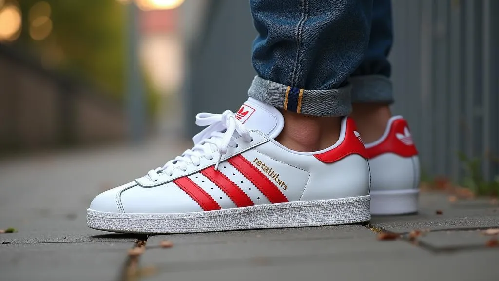 Adidas Gazelle Super im Einsatz