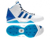 Adidas Adipower Howard 2 Basketballschuhe [Farbe: Weiß/Blau Größe: EUR 55 2/3 | UK 19 | US 20]