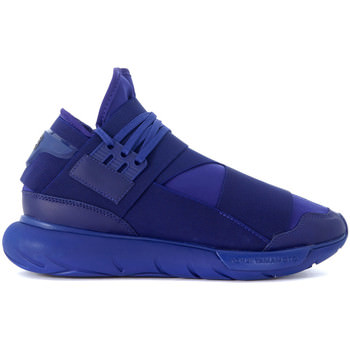 Y-3 Sneaker Sneakers Qasa High Violett - Blau Schuhlasche in Textil